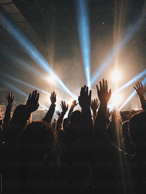 Hands Raised At Live Concert