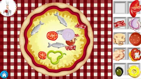 Education game | For kids | How to make pizza - YouTube