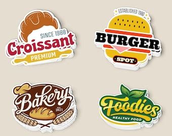 Custom Logo Stickers - Etsy