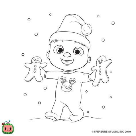 a cartoon character holding two gingerbreads in his hands and wearing a ...