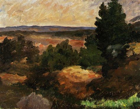 Landscape - Paul Cezanne - WikiArt.org - encyclopedia of visual arts