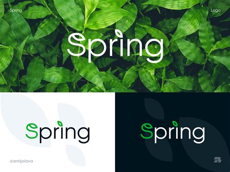 Spring logo by Slava Antipov on Dribbble