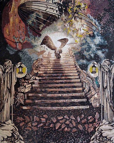 Mosaic Designs Stairway To Heaven - Mosaics - Mosaic Art - Album Cover Reproduction - Led ...