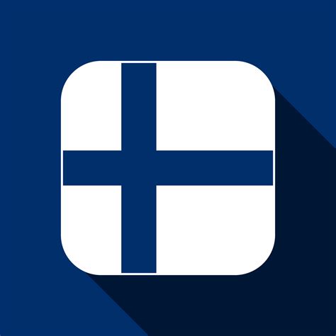 Finland flag, official colors. Vector illustration. 11474017 Vector Art ...