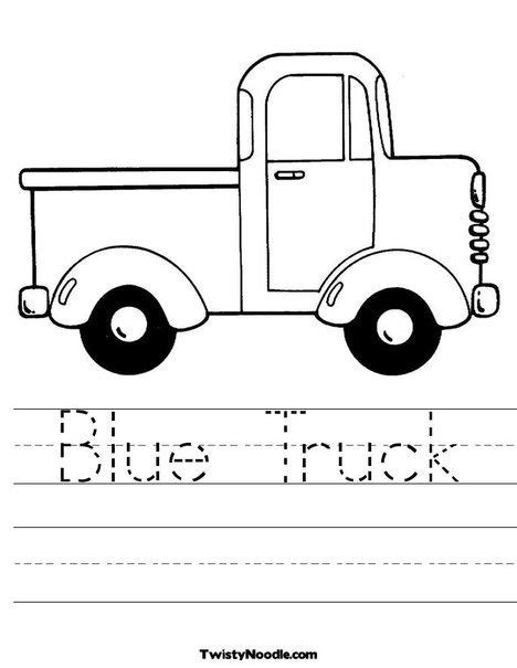 Little Blue Truck Coloring Book - kidsworksheetfun