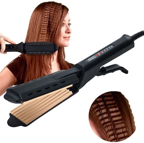 Crimper Hair Iron, Hair Crimping, Crimping Iron, Ringlets Hair, Crimped Hair, Voluminous Hair ...