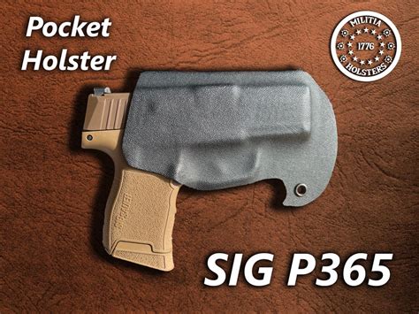 SIG P365 Pocket Holster Kydex Holster - Etsy