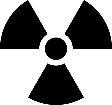 SVG > radiation Attention symbole atomique - Image et icône SVG ...