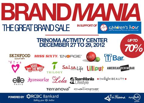 The Great Brand Sale @ Trinoma Activity Center December 2012 | Manila ...