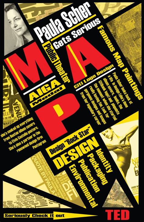 GD Paula Scher poster 1 | Paula scher, Typography poster design ...