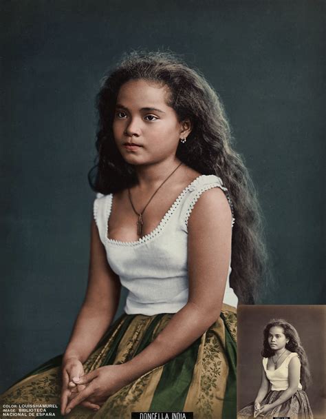 Photograph of a Filipina girl c. 1870 colorized by me | Filipina girls ...