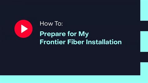 How To: Prepare for My Frontier Fiber Installation - YouTube