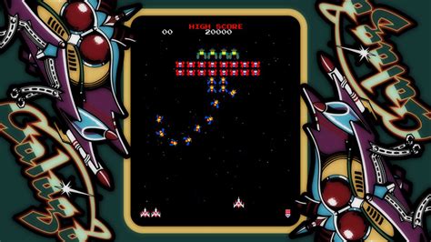 Galaga (1981) promotional art - MobyGames