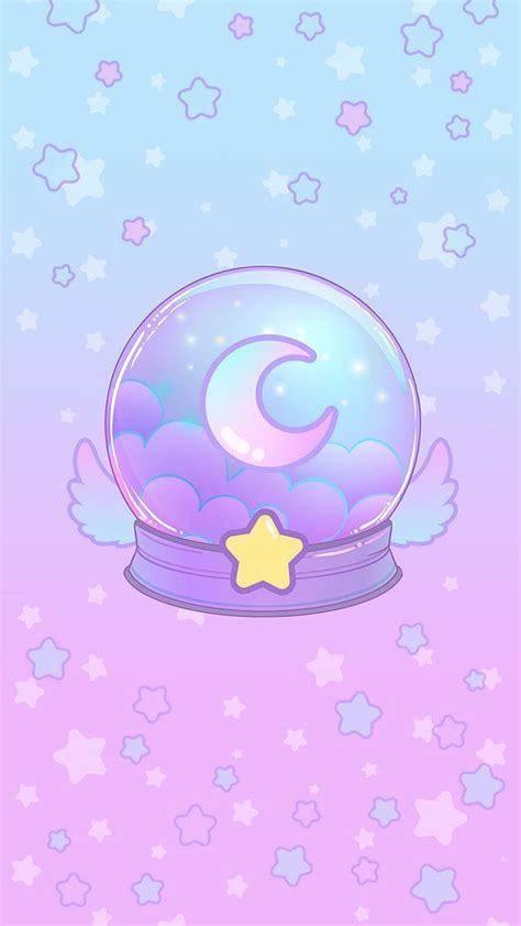 Kawaii magic ball, cute, pastel, HD phone wallpaper | Peakpx