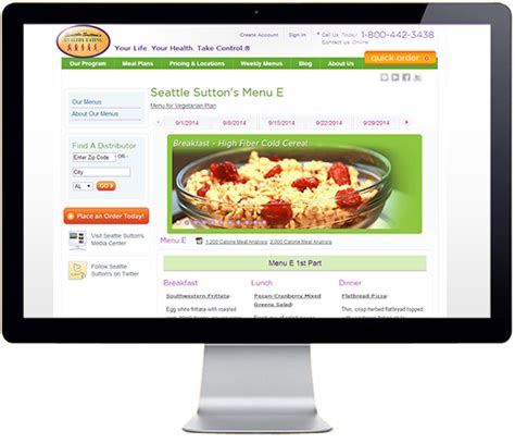 Seattle Sutton's Healthy Eating Web Development Case Study | Marcel Digital