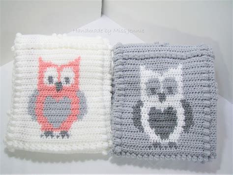 Crochet OWL Baby Blanket Pattern Owl Blanket Pattern Baby | Etsy