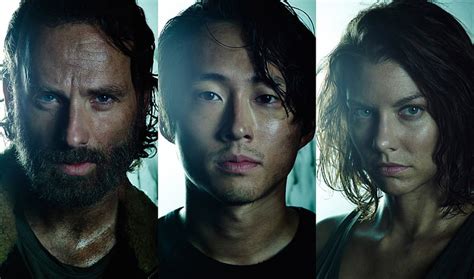 HD wallpaper: The Walking Dead characters, Maggie Greene, Rick Grimes, Glenn Rhee | Wallpaper Flare