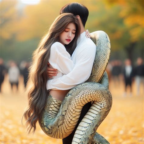 Cuddling Your Snake by randomradz on DeviantArt