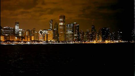 Chicago Skyline at Night in HD - YouTube