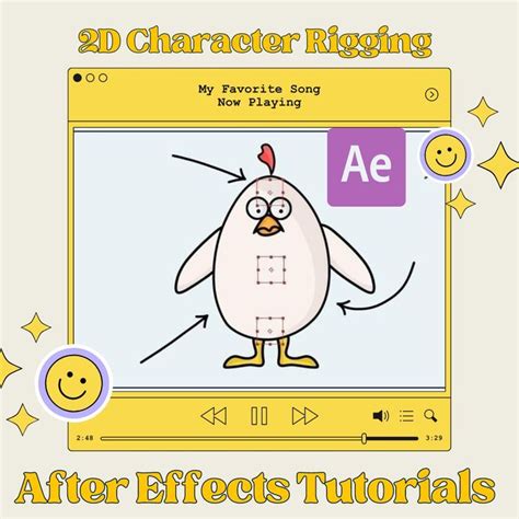 🧑‍💻 2D Character Rigging | Puppet / Null Objects | After Effects ...