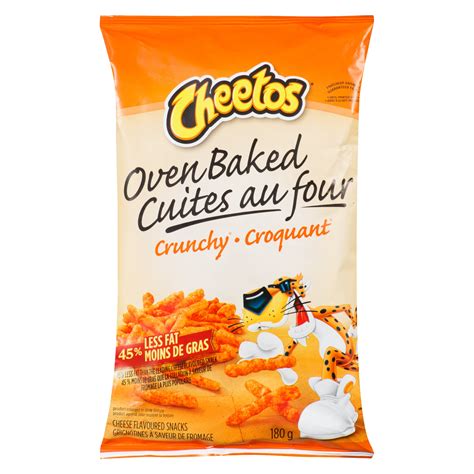 Cheetos Oven Baked Crunchy Cheese Flavoured Snacks, 180-g – Giant Tiger