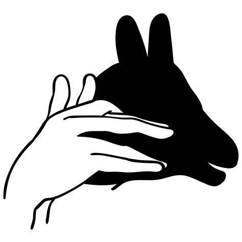 hand animal shadow vector - Download Free Vectors, Clipart Graphics & Vector Art