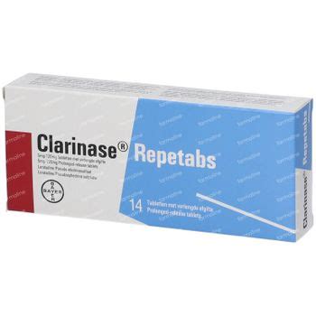 Clarinase® Repetabs 14 comprimés commander ici en ligne | FARMALINE.be