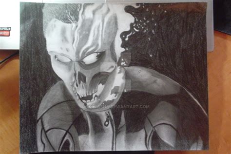 Ghost Rider Transformation (Traditional Realism) by skylasha on DeviantArt