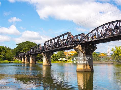 River Kwai Bridge In Kanchanaburi Thailand High-Res Stock Photo - Getty ...