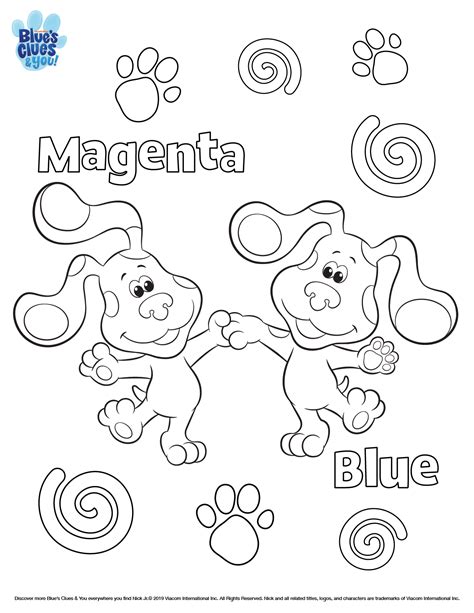 Blues Clues Printable Coloring Pages - Printable Form, Templates and Letter