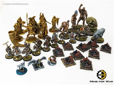 Board Games: Blood Rage Expansion – Minis For War Painting Studio