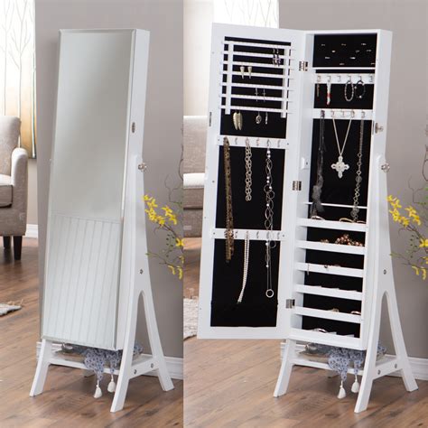 Full Length Mirror with Storage Ikea Belham Living White Full Length ...