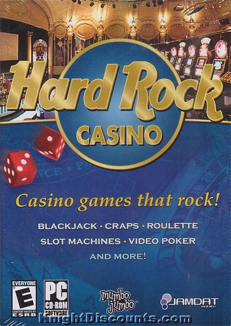 HARD ROCK CASINO Poker Cards Black Jack PC GAME New JC