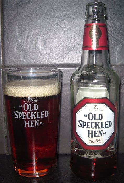 Gaming Ales: Old Speckled Hen (Morland) - in an Old Speckled Hen Pint Glass