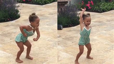 Riley Curry Turns 3 And Celebrates By Dancing The 'Nae Nae!'