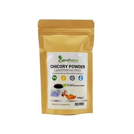 Chicory with Ceylon cinnamon, coffee substitute, Zdravnitza, 100 g