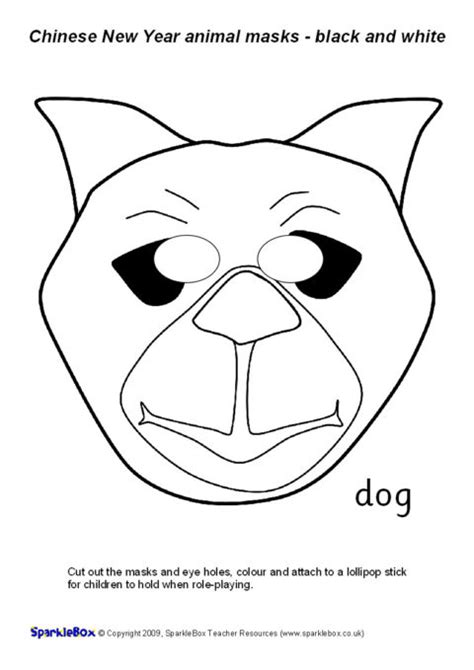 Free printable chinese animal masks, Download Free printable chinese ...