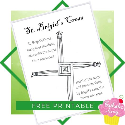 St. Brigid’s Cross Poem (Free Printable!)