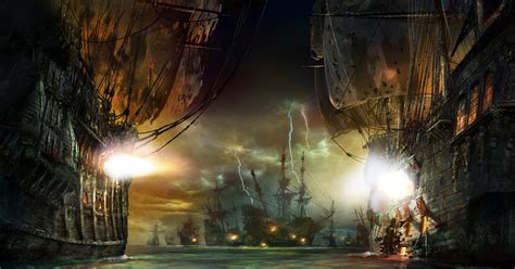 Pirates of the Caribbean – Battle For the Sunken Treasure Rendering | Shanghai Disney Just ...