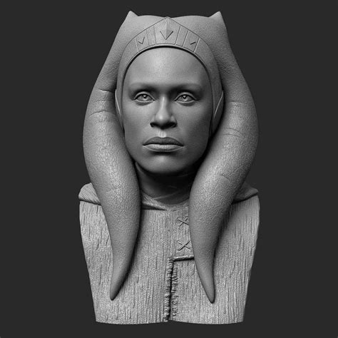 Star Wars – Ahsoka Bust – STL Files for 3D Print – 3D Kiee Shop