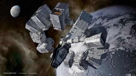 Soaring INTERSTELLAR Spaceship Concept Art by Steve Burg « Film Sketchr | Interstellar, Concept ...