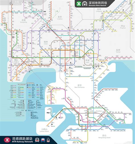 Hong Kong & Shenzhen Railway Network Diagram (Nov 2021) :: Behance