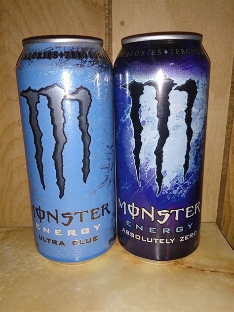 Monster Energy Drink | Ultra Blue & Absolutely Zero! | Like_the_Grand ...