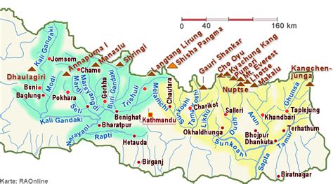 RAOnline Nepal: Nepal Maps - River Basins