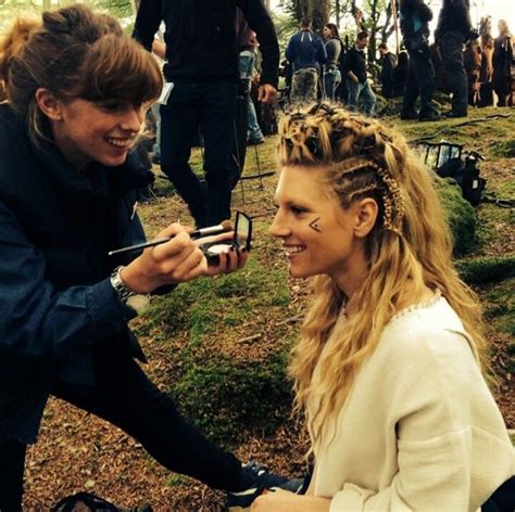 Lagertha bts | Viking hair, Lagertha hair, Hair styles