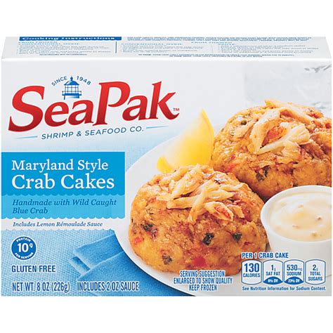 SeaPak Maryland Style Crab Cakes 8 oz. Box | Frozen Foods | Valli ...