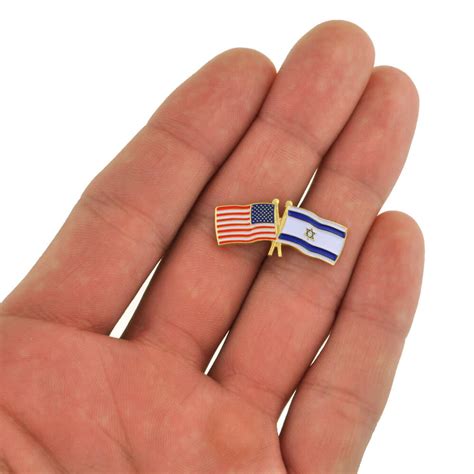 USA and Israel Flag Pin | PinMart