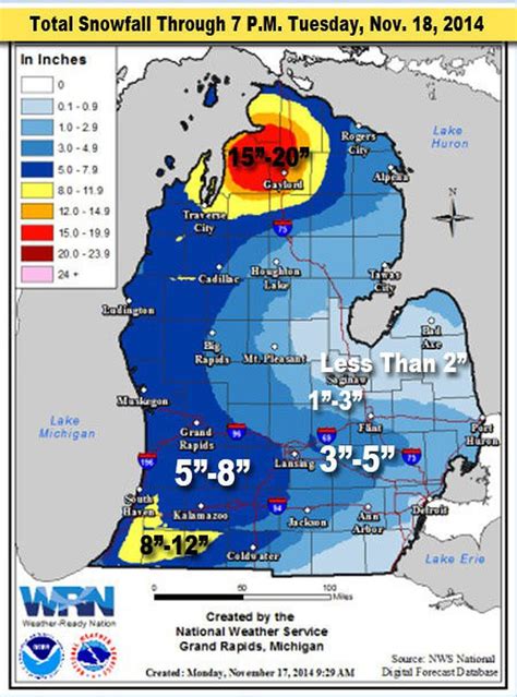 How much snow will fall on your city and which highways will be impacted most? - mlive.com