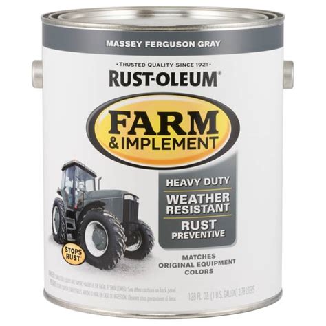 Rust-Oleum 1 Gal Farm & Implement Massey Ferguson Gray Paint - 280174 | Blain's Farm & Fleet