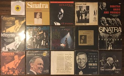 My Frank Sinatra live vinyl collection : r/franksinatra